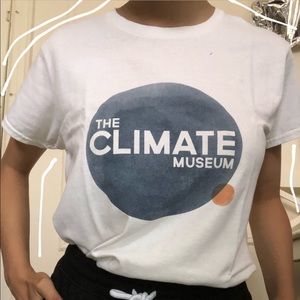 White Graphic Dad Tee